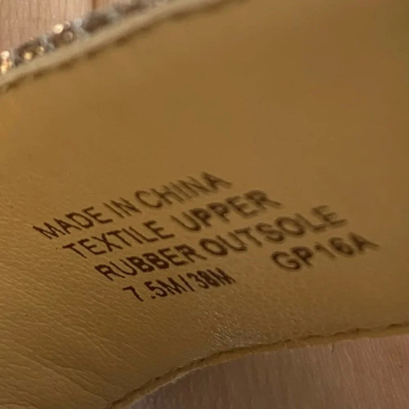 Michael Michael Kors heels size 7.5 38 gold snakeskin print glitter stilettos - Picture 10 of 12